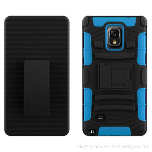 Case for Samsung Galaxy Note4/N910/Note 4 with Kickstand and Locking Belt Swivel Clip/Hybrid HolsterNew